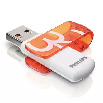 Флешка 32Gb USB 3.0 PHILIPS Vivid Edition 3.0, белый (FM32FD00B/97)