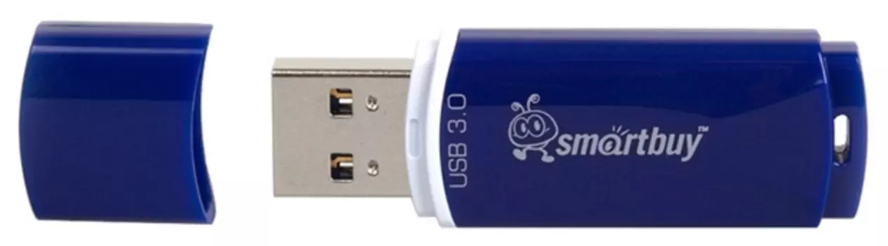Флешка 32Gb USB 3.0 SmartBuy Crown Crown, синий (SB32GBCRW-Bl)
