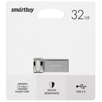 Флешка 32Gb USB 3.0 SmartBuy M2 SB32GBM2, серый (SB32GBM2)