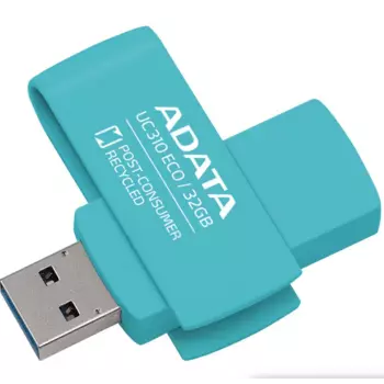 Флешка 32Gb USB 3.2 ADATA UC310E, зеленый (UC310E-32G-RGN)