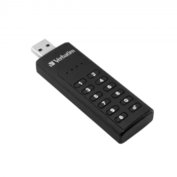 Флешка 32Gb USB 3.2 Gen 1 Verbatim KEYPAD SECURE, черный (049427)