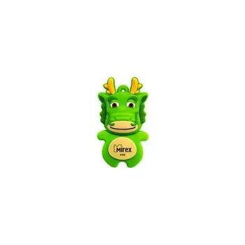 Флешка 4Gb USB 2.0 Mirex DRAGON, зеленый (13600-KIDGDR04)