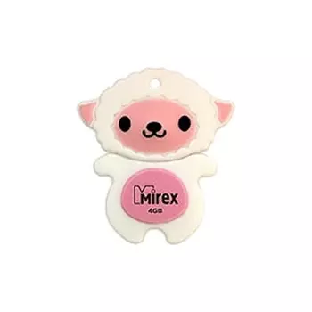 Флешка 4Gb USB 2.0 Mirex SHEEP, розовый (13600-KIDSHP04)
