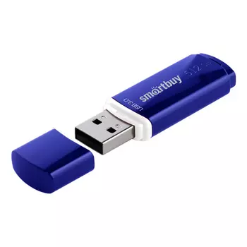 Флешка 512Gb USB 3.1 SmartBuy Crown, синий (SB512GBCRW-B)