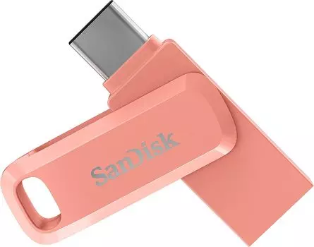 Флешка 512Gb USB 3.1/USB Type-C Sandisk Ultra Dual Drive Go SDDDC3-512G-G46PC, розовый (SDDDC3-512G-G46PC)