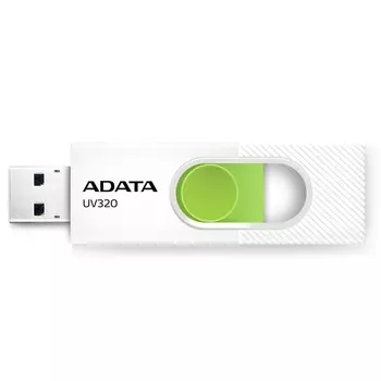 Флешка 512Gb USB 3.2 Gen 1 ADATA UV320, белый/зеленый (AUV320-512G-RWHGN)