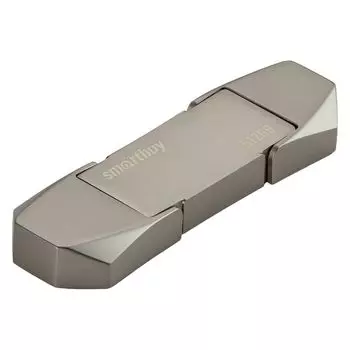 Флешка 512Gb USB 3.2 Gen.2 (Type A + Type C) SmartBuy M7, серебристый (SB512GBM7)