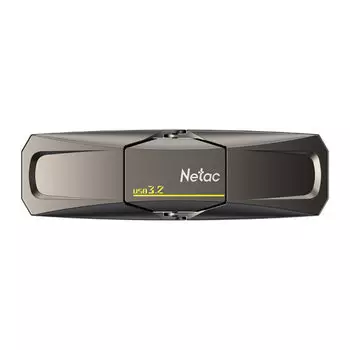 Флешка 512Gb USB 3.2 Gen.2 (Type A + Type C) Netac US5, черный (NT03US5C-512G-32TA)