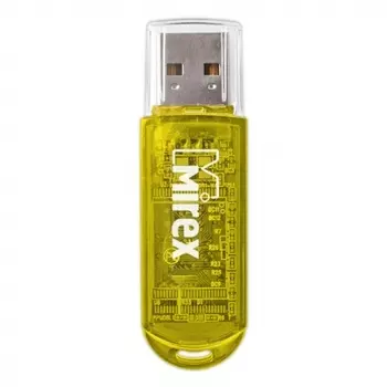 Флешка 64Gb USB 2.0 Mirex ELF, желтый (13600-FMUYEL64)