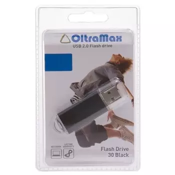 Флешка 64Gb USB 2.0 OltraMax 30, черный (OM064GB30-В)