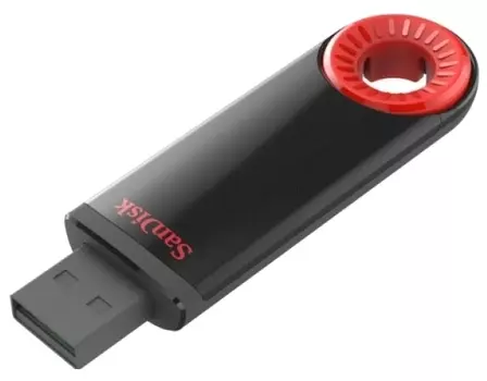 Флешка 64Gb USB 2.0 Sandisk Cruzer Dial, черный/красный (SDCZ57-064G-B35)
