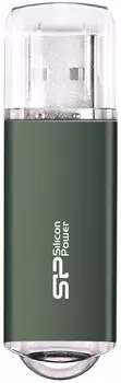 Флешка 64Gb USB 2.0 Silicon Power Ultima II i, зеленый (SP064GBUF2M01V1N)