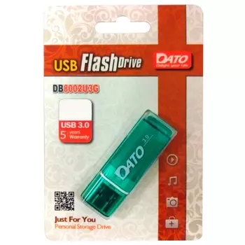 Флешка 64Gb USB 3.0 Dato DB8002U3, зеленый (DB8002U3G-64G)