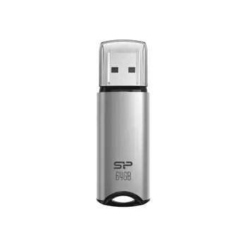 Флешка 64Gb USB 3.2 Gen 1 Silicon Power Marvel M02, серебристый (SP064GBUF3M02V1S)