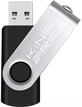 Флешка 8Gb USB 2.0 KingPrice KPFD2, черный (KPFD2A008ABK)