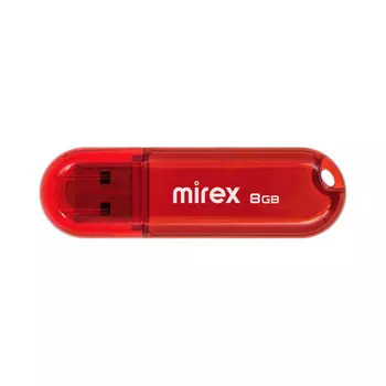 Флешка 8Gb USB 2.0 Mirex Candy, красный (13600-FMUCAR8)
