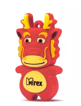 Флешка 8Gb USB 2.0 Mirex DRAGON, красный (13600-KIDDAR08)