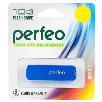 Флешка 8Gb USB 2.0 Perfeo C05, синий (PF-C05N008)