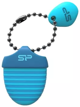 Флешка 8Gb USB 2.0 Silicon Power Touch T30, синий (SP008GBUF2T30V1B)