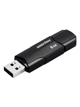 Флешка 8Gb USB 2.0 SmartBuy Clue, черный (SB8GBCLU-K)