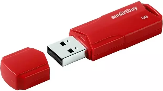 Флешка 8Gb USB 2.0 SmartBuy Clue, красный (SB8GBCLU-R)