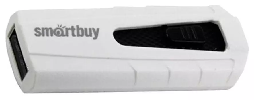 Флешка 8Gb USB 2.0 SmartBuy IRON, белый (SB8GBIR-W)