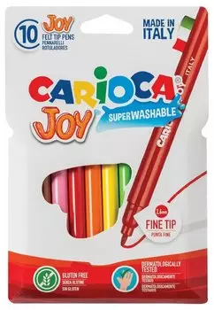 Фломастеры Carioca Joy, 10 шт. (40528)