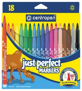 Фломастеры Centropen Just Perfect, 18 шт. (2510/18KK)