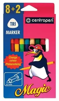 Фломастеры Centropen Magic, 10 шт. (2549/10KK)
