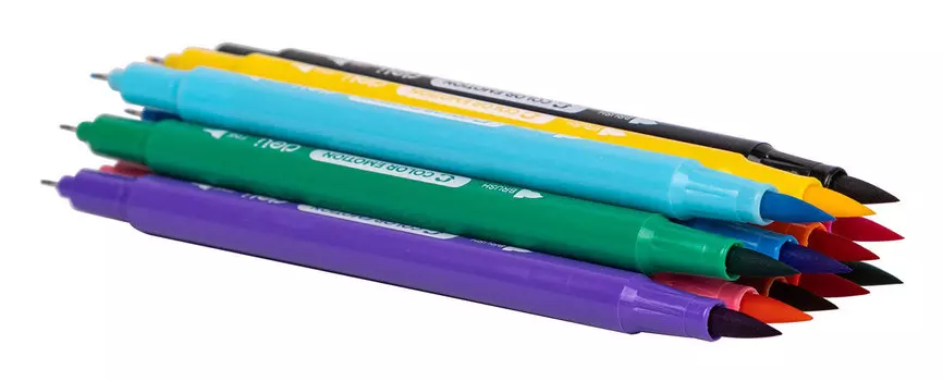 Фломастеры Deli EC151-12 Color Emotion, 12 шт. (EC151-12/A)