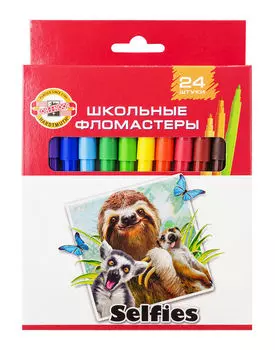 Фломастеры Koh-I-Noor 1002, 24 шт. (771002BD22KS)