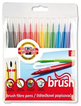 Фломастеры Koh-I-Noor 771009AB01TE, 12 шт. (771009AB01TE)