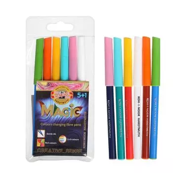 Фломастеры Koh-I-Noor Magic, 6 шт. (771612JF01TERU)