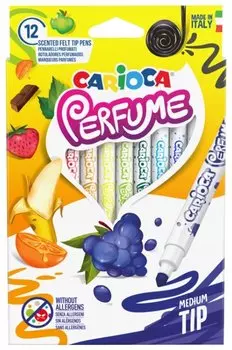 Фломастеры смываемые Carioca Perfume Xplosion, 12 шт. (42672)