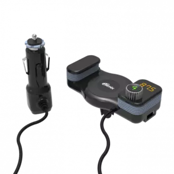 FM-трансмиттер Ritmix FMT-A880, Bluetooth, USB, microSD, черный (80001662)