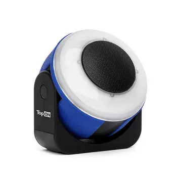 Фонарь аккумуляторный TopON TOP-MX03BT, 300, IPX4, черный/синий (TOP-MX03BT)