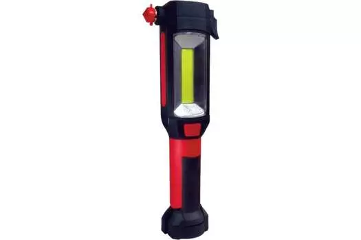 Фонарь автомобильный КОСМОС 6007COB (KOSAu6007COB) 350 лм 3 режима, нож для ремня, молот для стекла