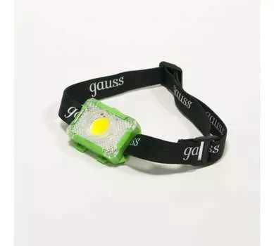 Фонарь налобный Gauss (GFL305) 150 лм 3Вт
