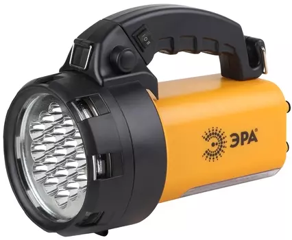 Фонарь-прожектор Эра PA-601 АЛЬФА (19xLED + 24xLED, литий 3Ач, ЗУ 220V+12V, карт.) (Б0031036)