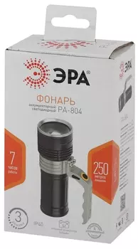 Фонарь-прожектор Эра PA-804 (5Вт, рег фокус, литий 2,5Ач, коробка) (Б0039628)