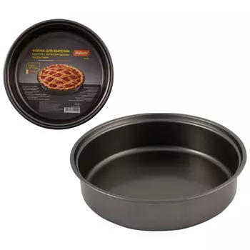 Форма для выпечки Mallony Disko, сталь, черный (007025)