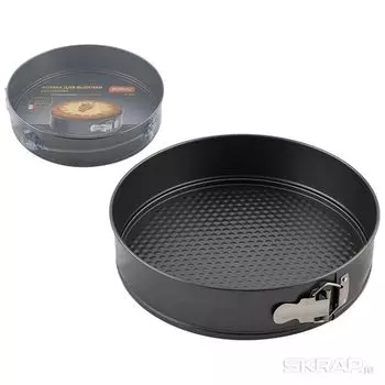 Форма для выпечки Mallony SL-4006, сталь, черный (191326)