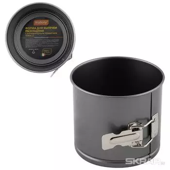 Форма для выпечки Mallony TORTA-12, сталь, черный (985231)