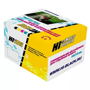 Фотобумага 10x15 240 г/м сатин, 500 листов, односторонняя, Hi-Black для струйной печати