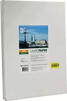 Фотобумага A3 130г/м2 матовая, 250 листов, двусторонняя, Lomond 0300531 для лазерной печати