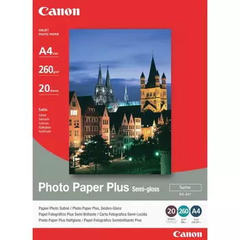Фотобумага A4 260 г/м глянцевая, 20 листов, односторонняя, Canon SG-201/1686B021 для струйной печати