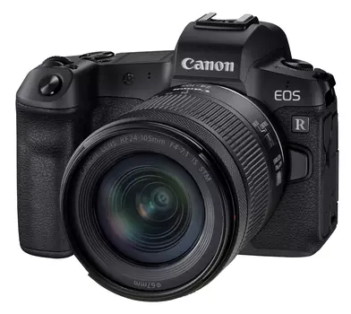 Фотокамера Canon EOS R RF, 30.3Мпикс, 24-105mm F4-7.1 IS STM, черный (3075C033)