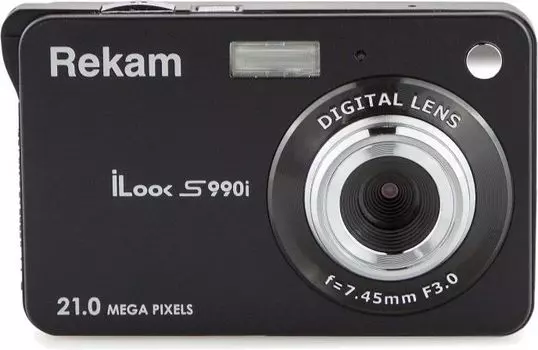 Фотокамера Rekam iLook S990i, 21Мпикс, черный (1108005142)