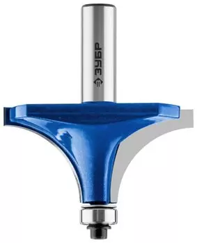 Фреза концевая ЗУБР Профессионал 28701-63.5, калевочная, кромочная, фрезы 6.35 см, хвостовика 1.2 см