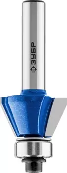 Фреза концевая ЗУБР Профессионал 28711-22.2, калевочная, кромочная, фрезы 2.22 см, хвостовика 8 мм